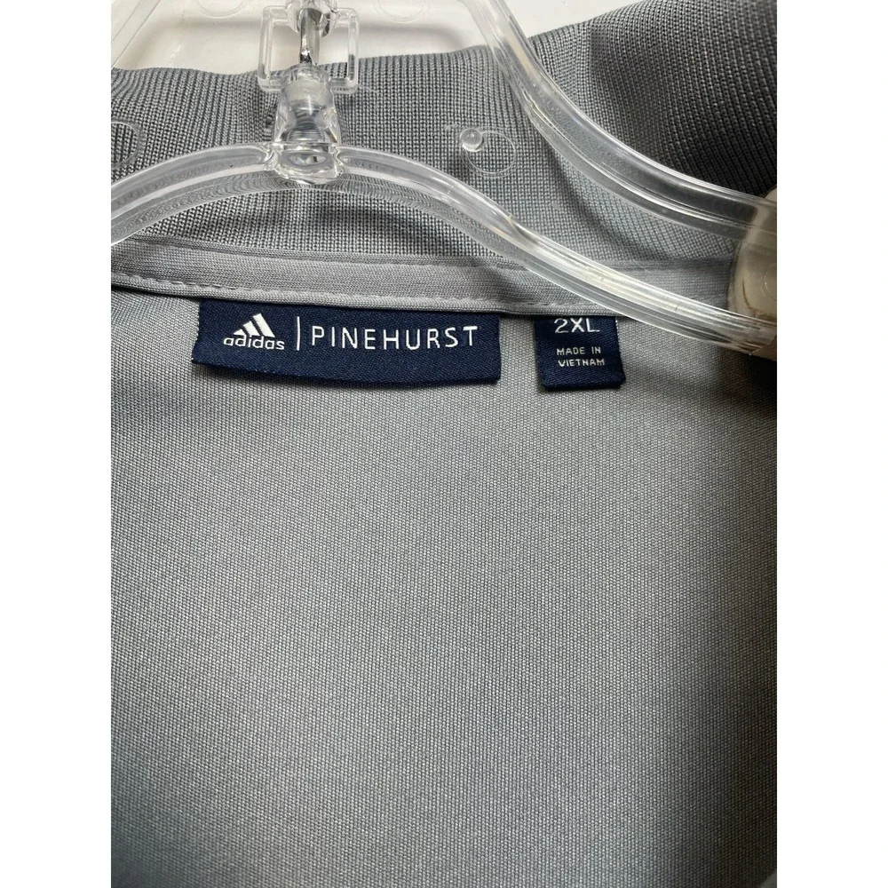 PineHurst‎  / Adidas Climacool Mens Sz 2XL Grey Polo Shirt (G10) NW/OTs
